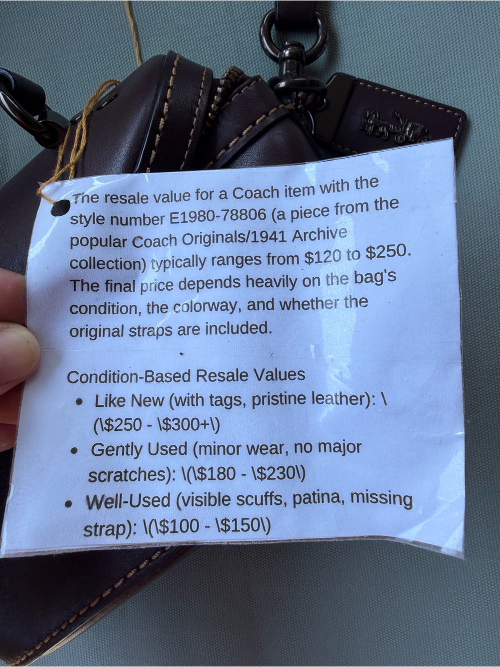Coach Trail Bag - Picture 9 of 9
